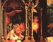 马蒂亚斯 格吕奈瓦尔德 : Detail of Celebrating Angels The Isenheimer Altarpiece